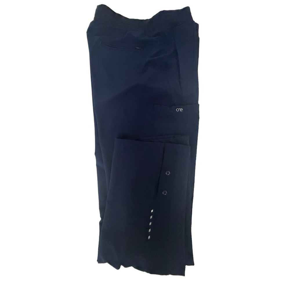 BARCO One 5205 4 Pkt Knit Waist Seamed Pant Indigo Size M Petite New - Picture 11 of 15